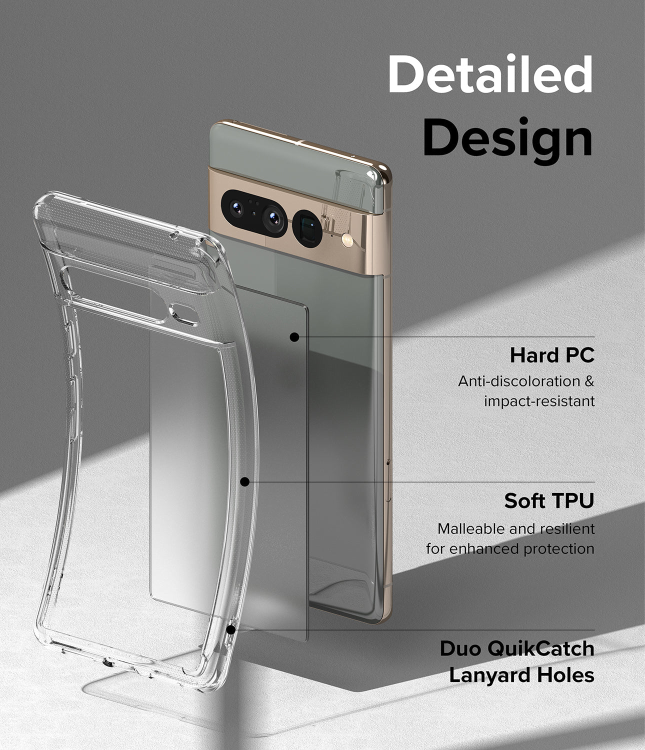 Google Pixel 7 Pro Case | Fusion Matte-Detailed Design