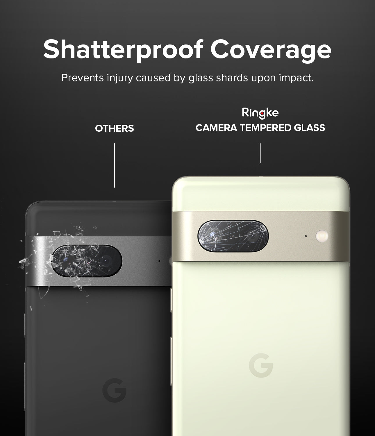 Google Pixel 7 | Camera Protector Glass [3 Pack]-Shatterproof Coverage