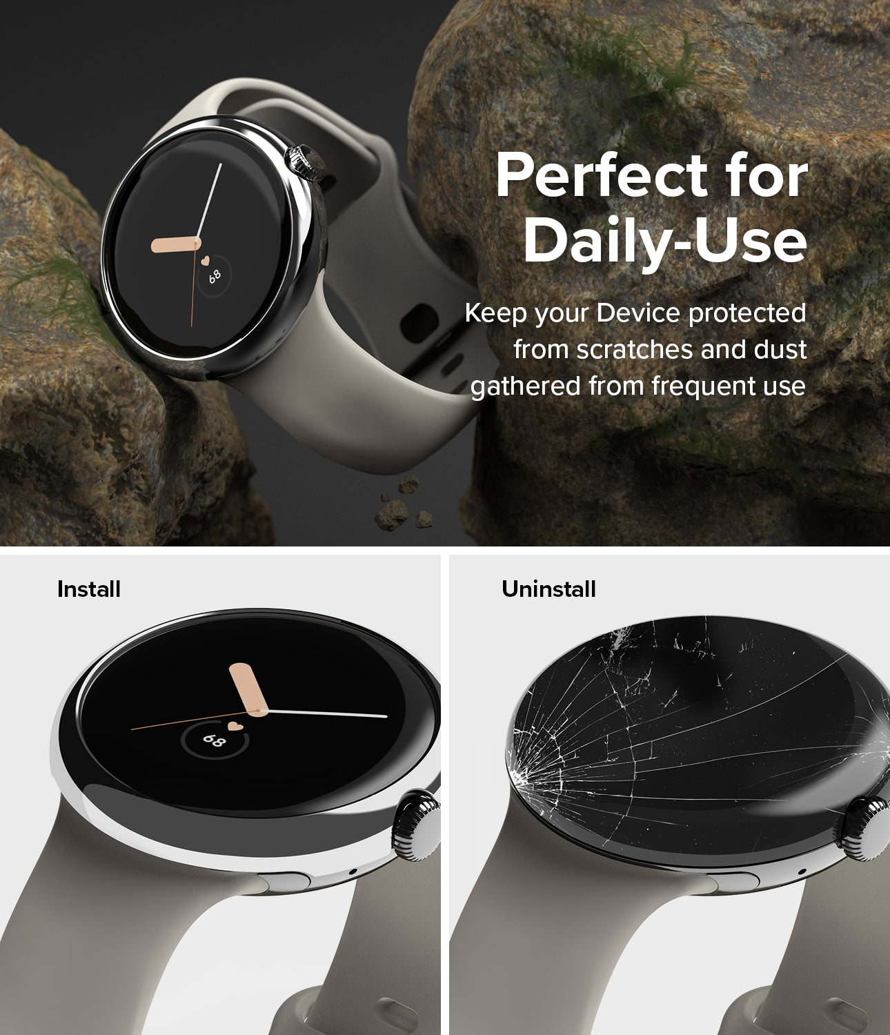 Google Pixel Watch 41mm | Bezel Styling 40-01