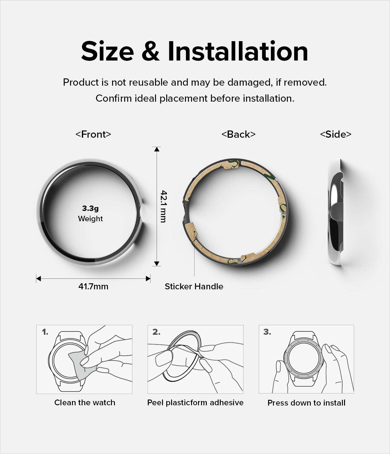 Google Pixel Watch 41mm | Bezel Styling 40-01