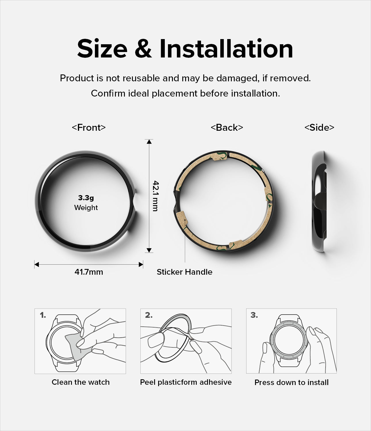 Google Pixel Watch 41mm | Bezel Styling 40-02