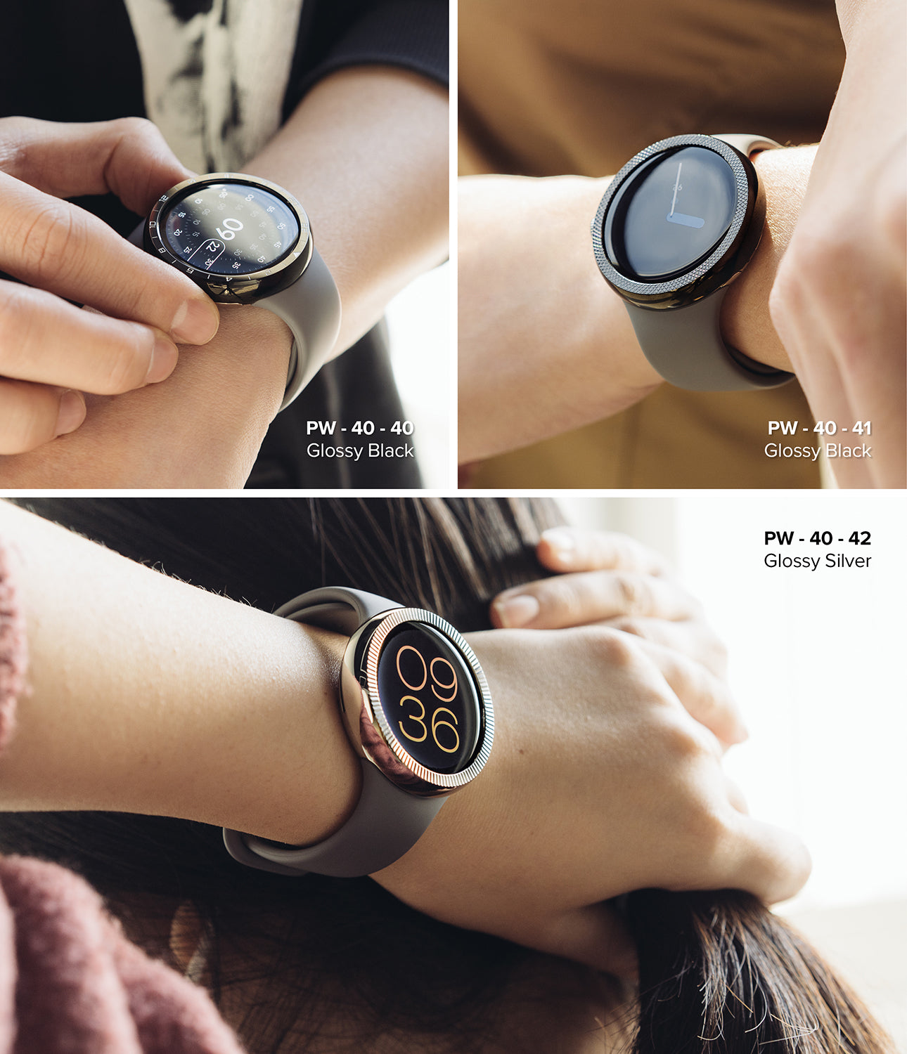 Google Pixel Watch 41mm | Bezel Styling 40-40, 40-41, 40-42