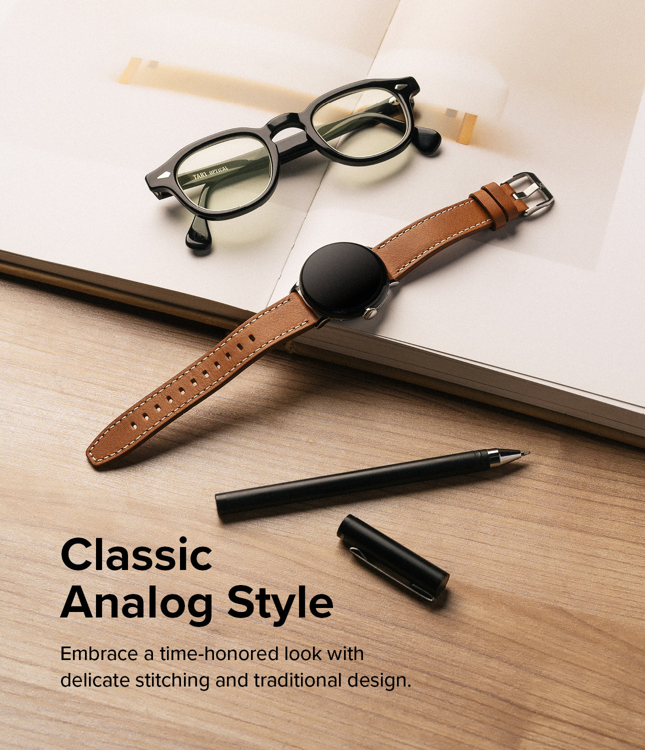 Google Pixel Watch Leather One Classic Band