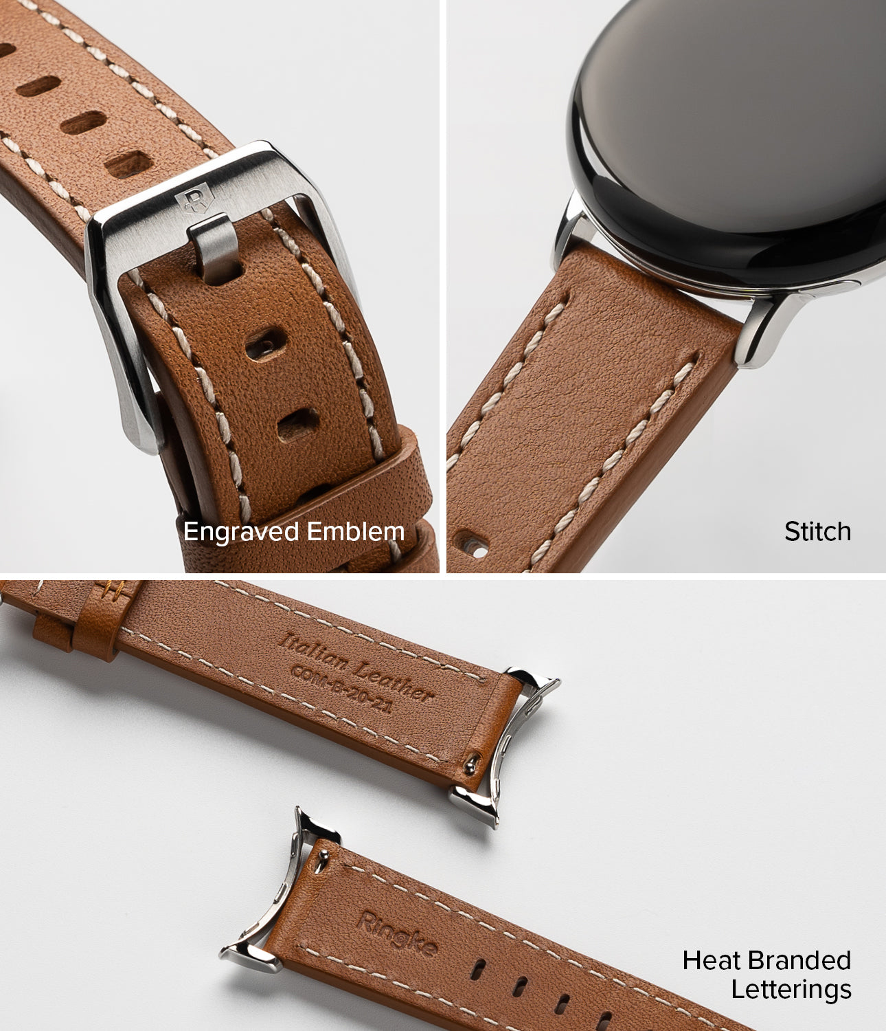 Google Pixel Watch  Leather One Classic Band - Ringke Official Store