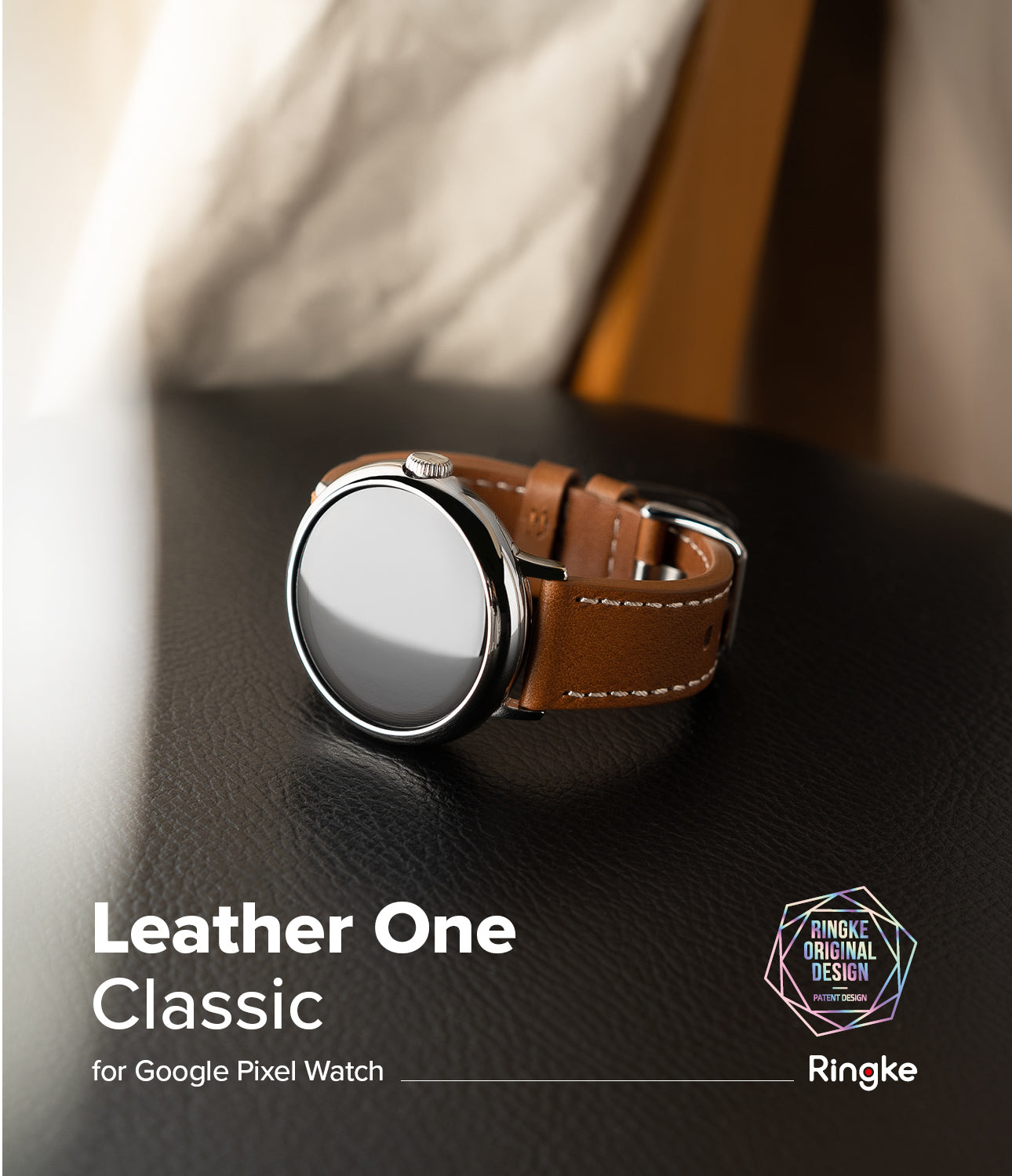 Google Pixel Watch Leather One Classic Band