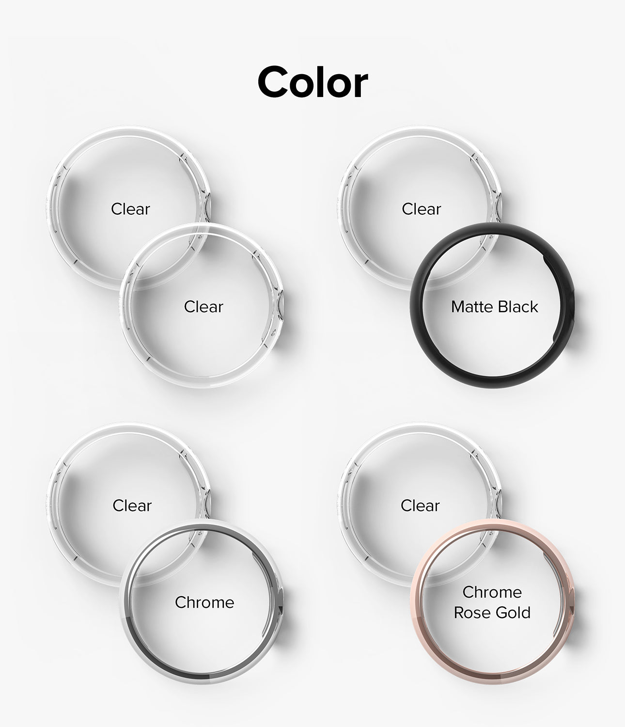 Ringke Pixel Watch Slim Case Color Options