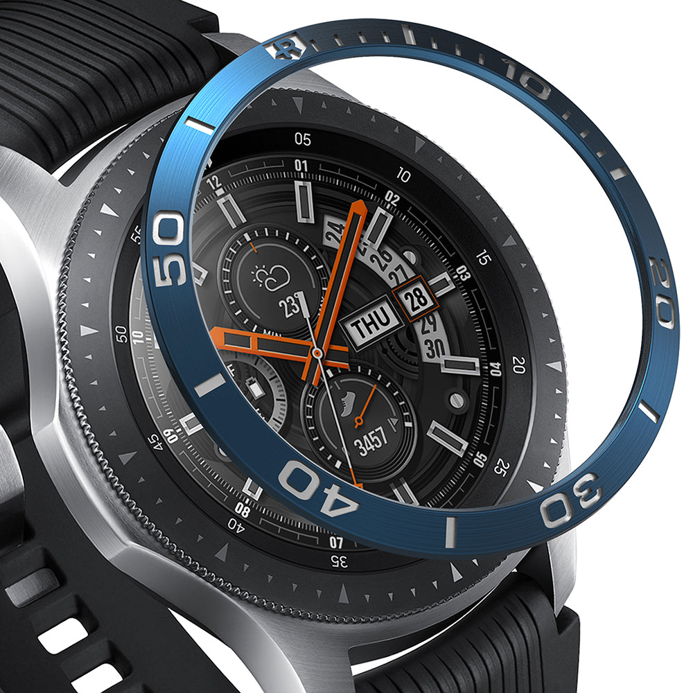 ringke bezel styling 46-19 designed for galaxy watch 46mm, galaxy gear s3 classic and frontier