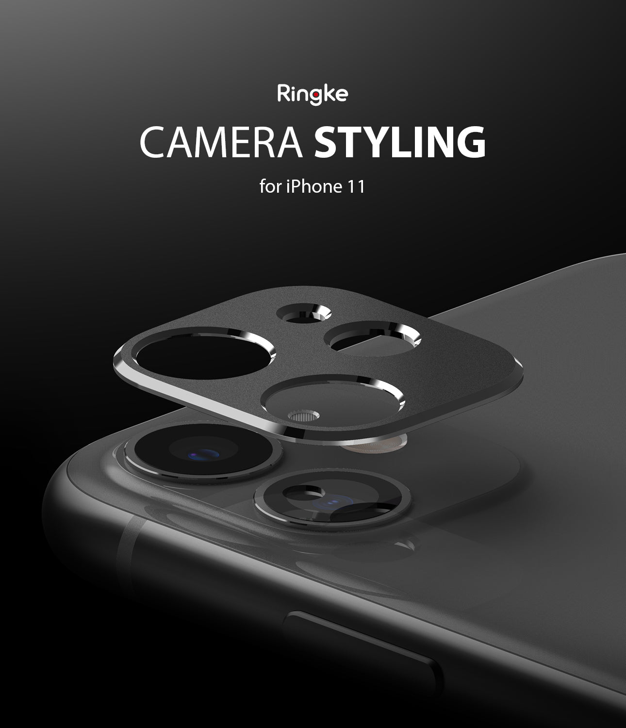 apple iphone 11 camera protector - ringke camera styling 