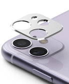 apple iphone 11 camera protector - ringke camera styling silver