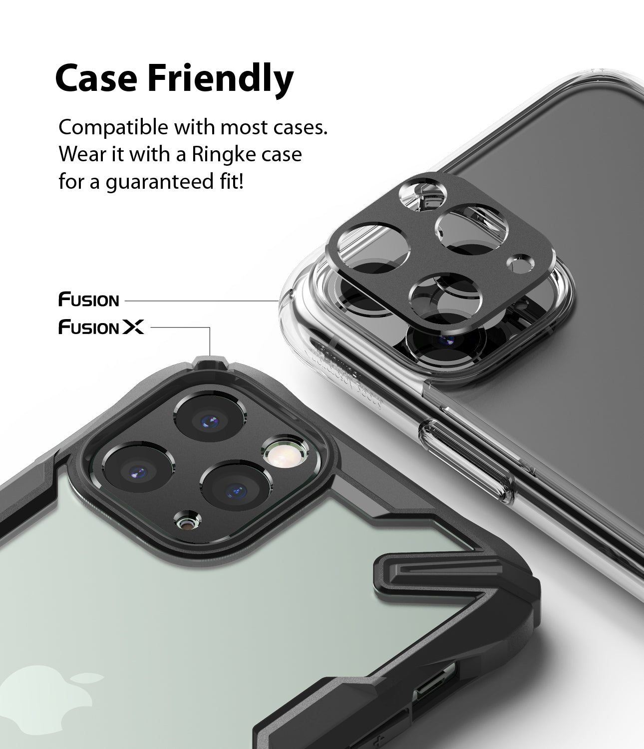 compatible with most cases. Wear it with a ringke case for a guarenteed fit