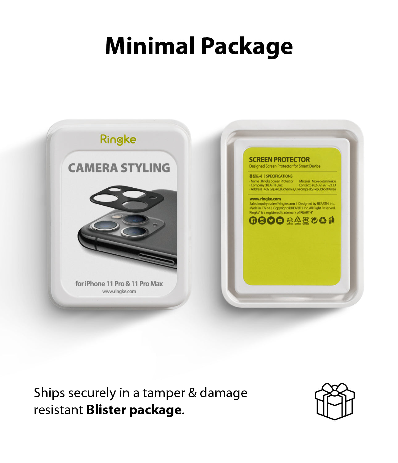 minimal packaging