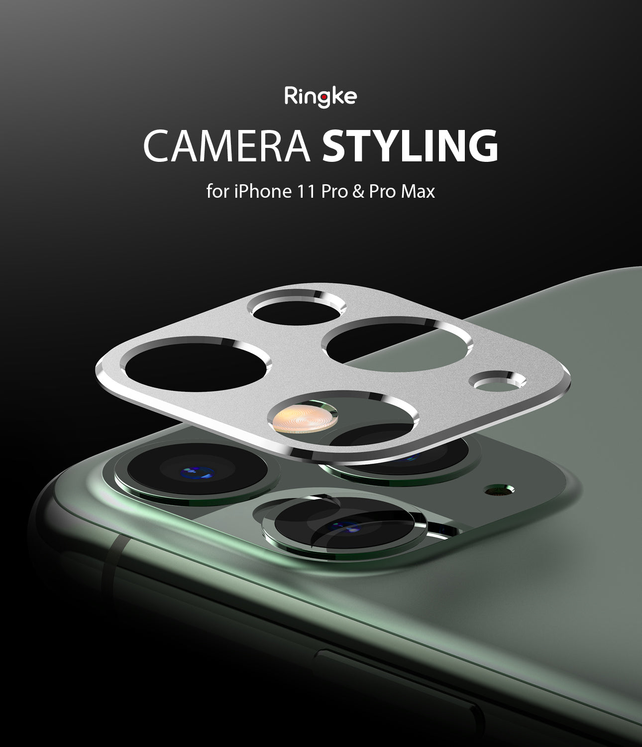 apple iphone 11 pro / iphone 11 pro max camera protector - ringke camera styling 