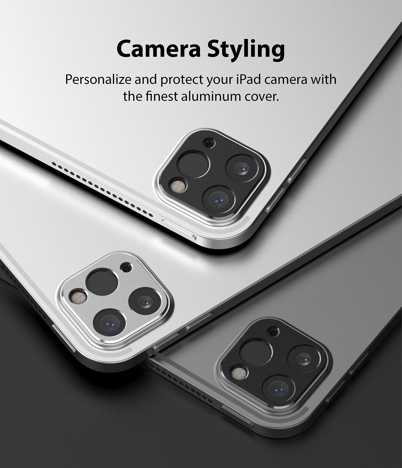personalize and protect your ipad camera with the finest aluminum cover