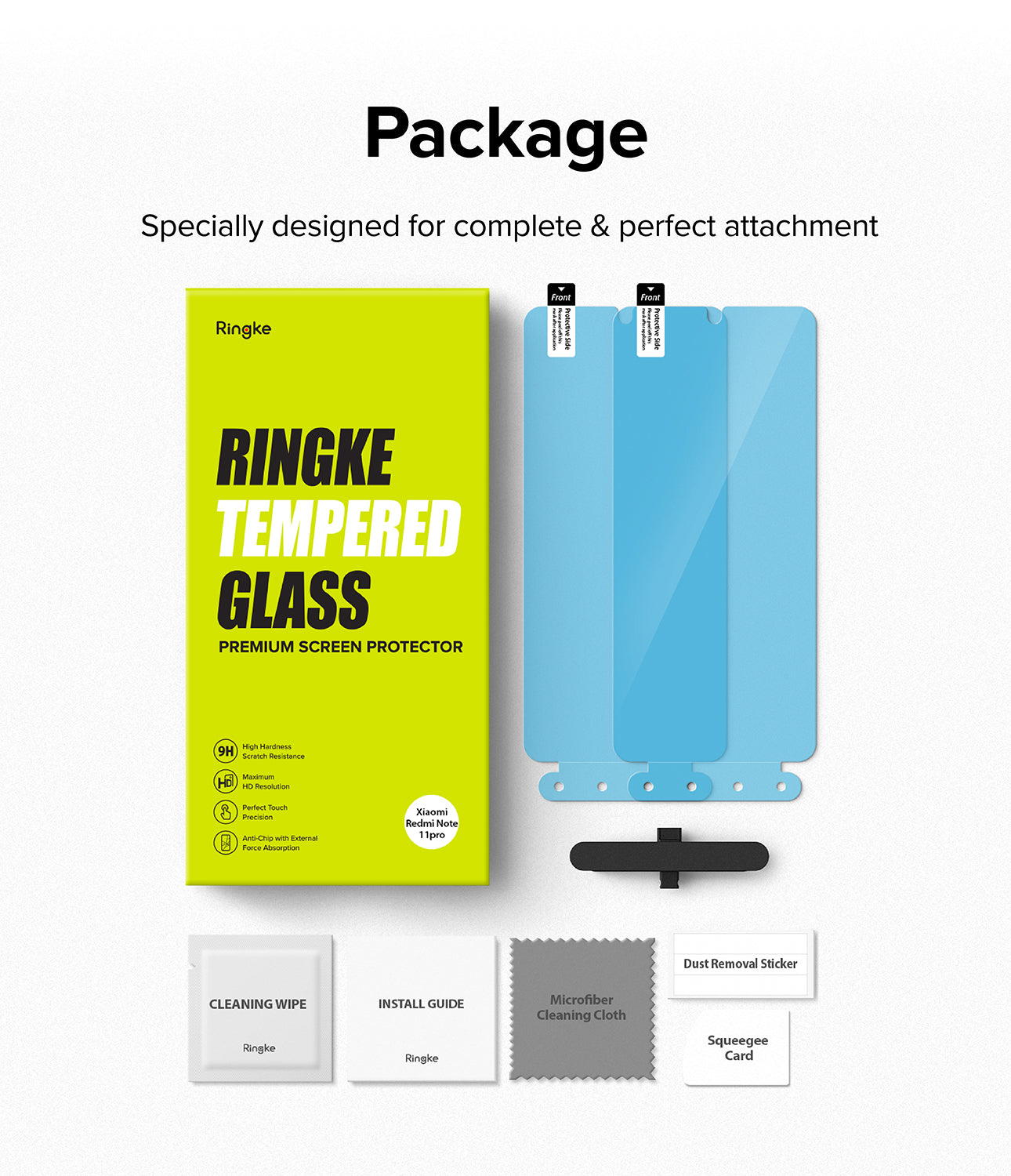 Redmi Note 11 Pro / 11 Pro 5G Screen Protector [2P] | Invisible Defender - Ringke Official Store