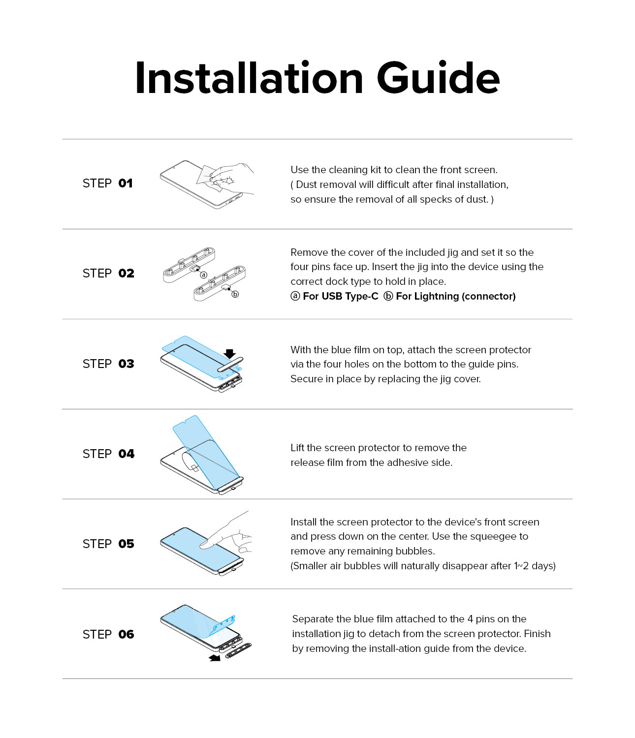 Redmi Note 11 / 11S Screen Protector [2P] | Invisible Defender - Ringke Official Store