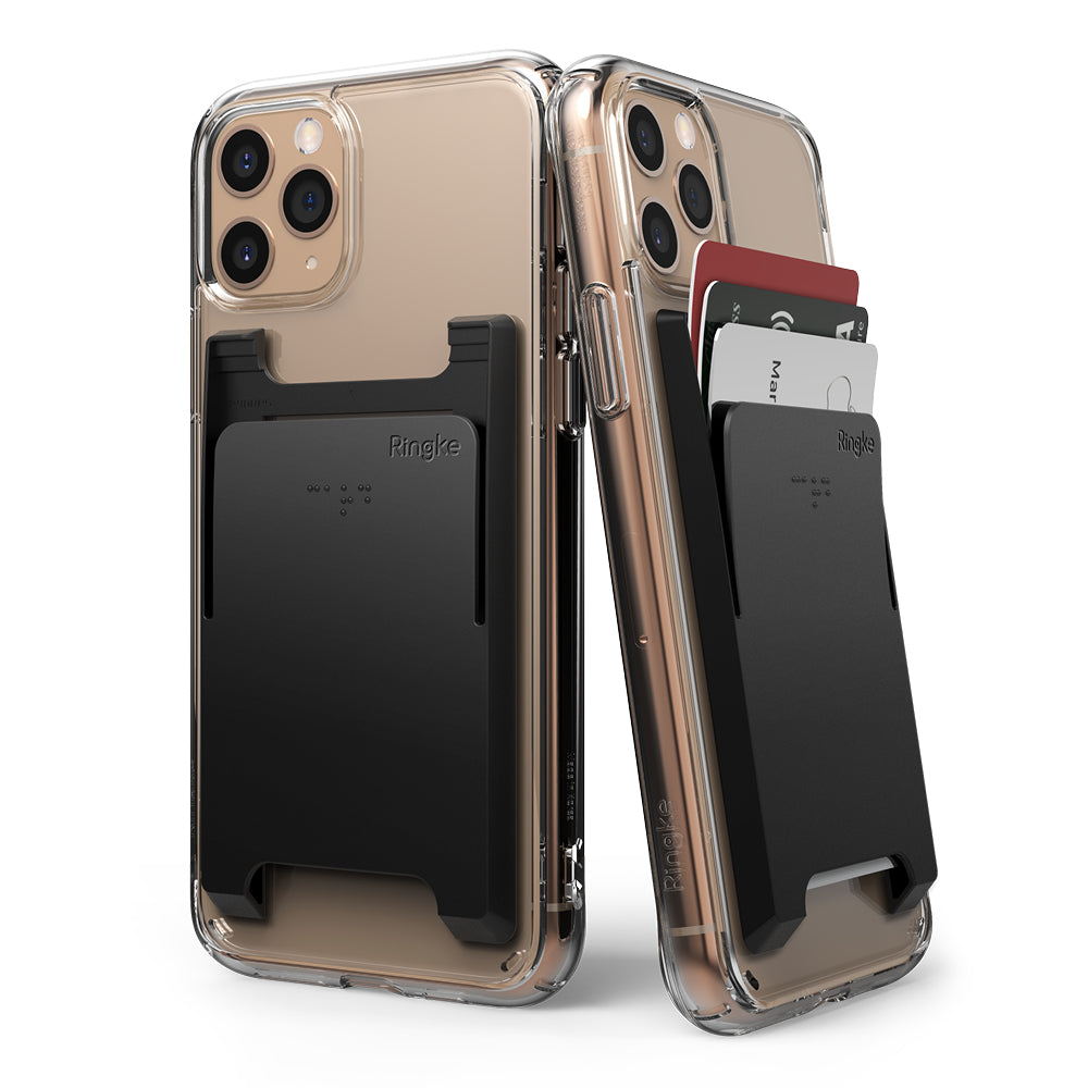 ringke slot card holder - black