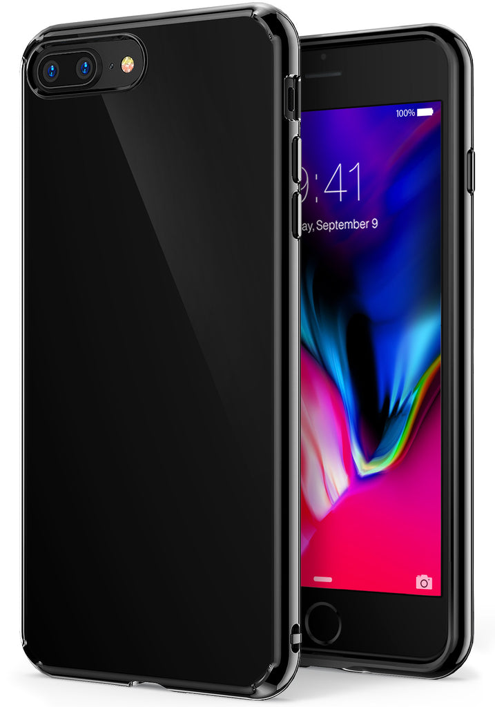ringke air lightweight flexible tpu thin case cover for iphone 7 plus 8 plus main ink black