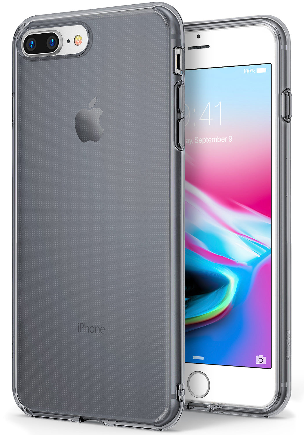 ringke air lightweight flexible tpu thin case cover for iphone 7 plus 8 plus main smoke black