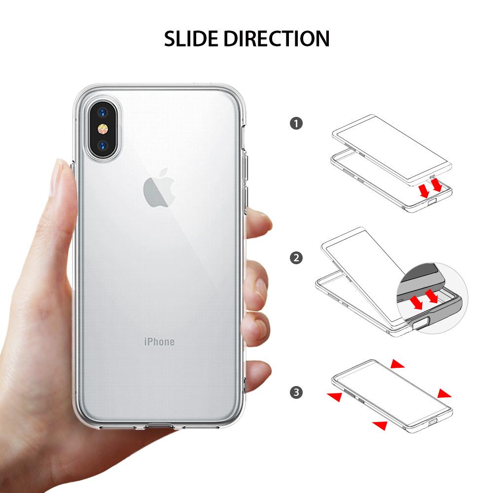 ringke air for iphone x case cover main slide direction