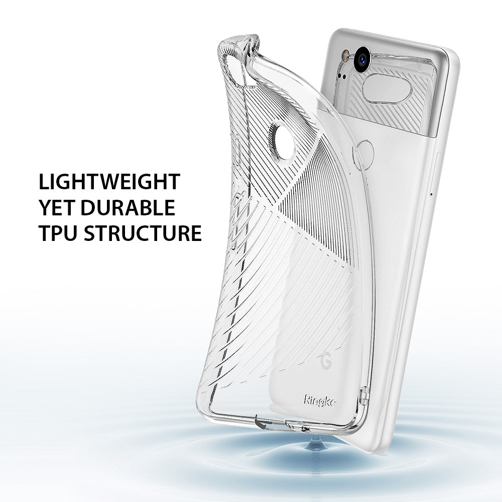 ringke bevel designed thin lightweight tpu case cover for google pixel 2 main flexible