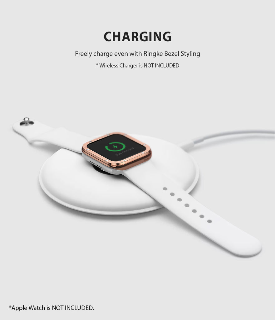 apple watch 3 2 1 38mm case ringke bezel styling stainless steel frame cover 38-41 wireless charging compatible