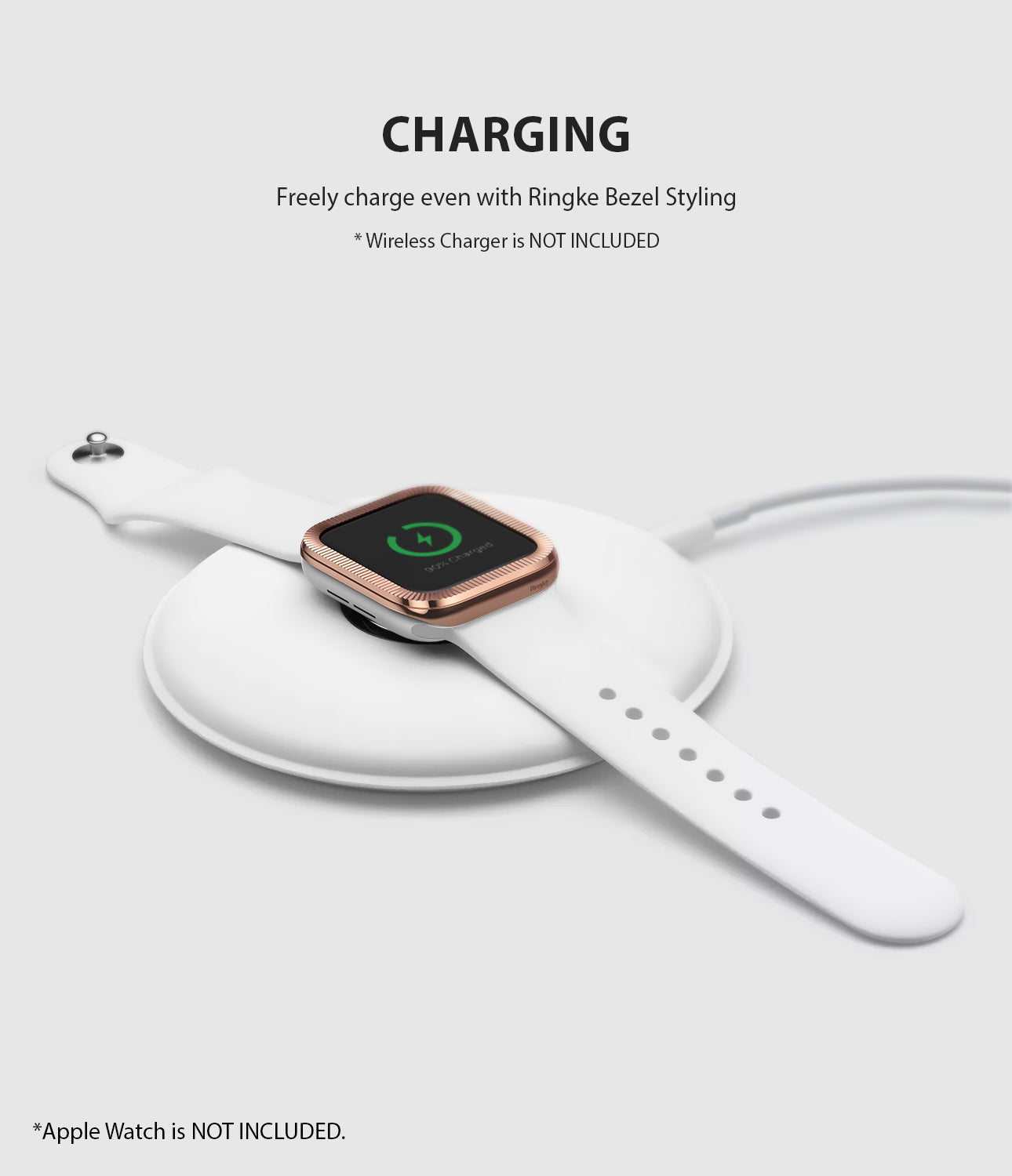 apple watch 3 2 1 38mm case ringke bezel styling stainless steel frame cover 38-43 wireless charging compatible