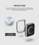 ringke bezel styling 40-42 stainless steel on apple watch series 6 / 5 / 4 / SE 40mm classic design