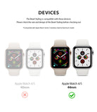 apple watch 4 44mm case ringke bezel styling stainless steel frame cover 44-01 device compatibility