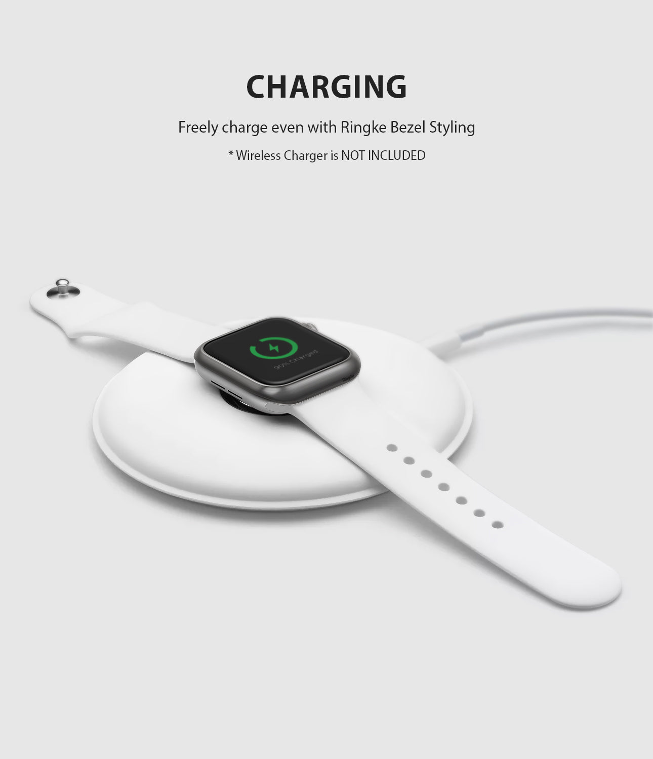 apple watch 4 44mm case ringke bezel styling stainless steel frame cover 44-06 wireless charging