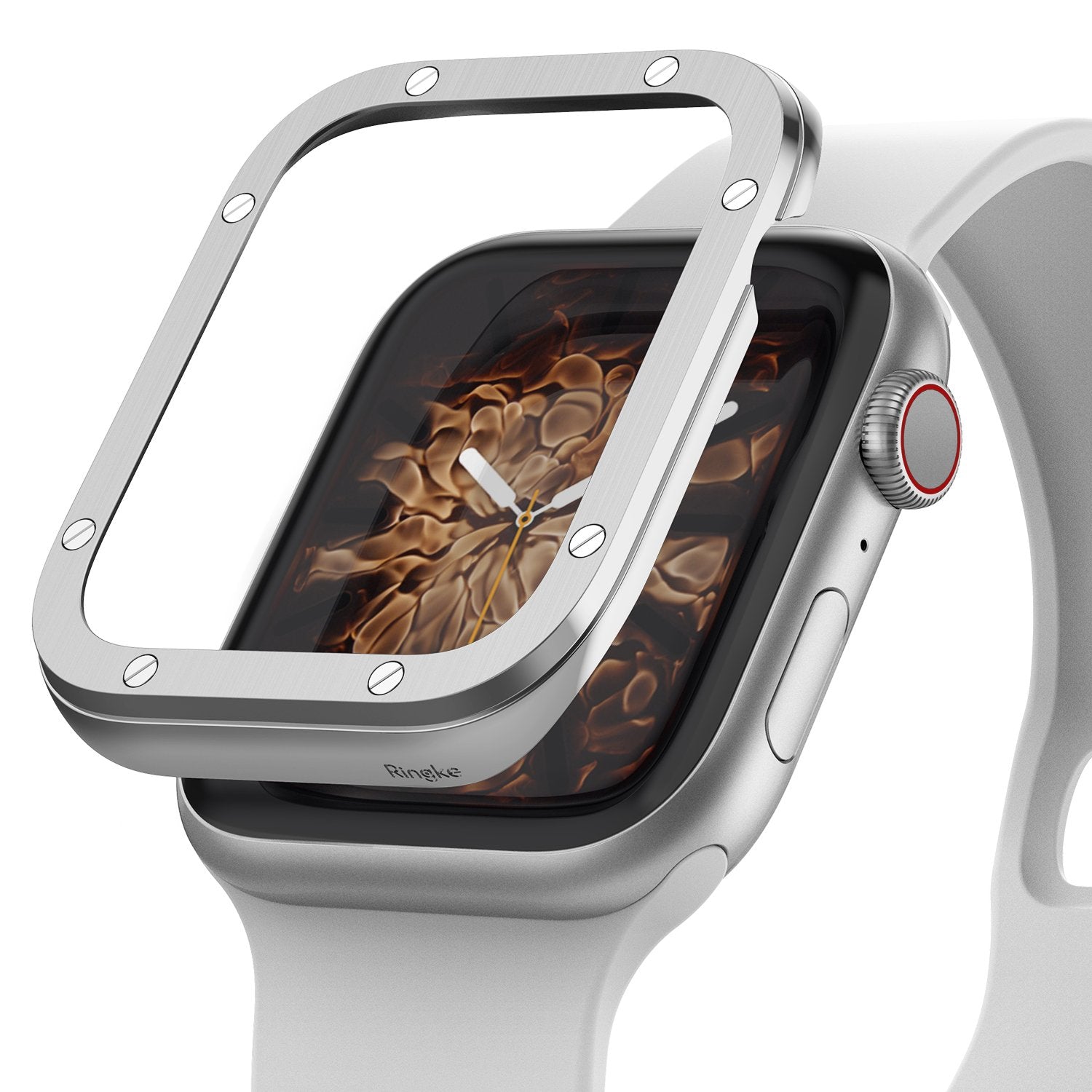 ringke bezel styling 40-40 stainless steel on apple watch series 6 / 5 / 4 / SE 40mm