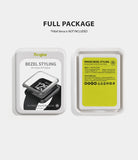 Ringke Bezel Styling Designed for Fitbit Versa Case Cover, Silver- FW-V-09