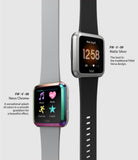 Ringke Bezel Styling Designed for Fitbit Versa Case Cover, Silver- FW-V-09, neo chrome