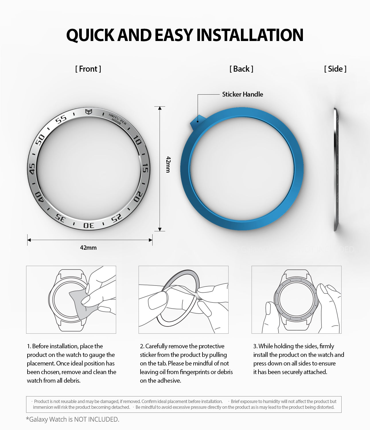 quick and easy installation guide with strong 3m adhesives