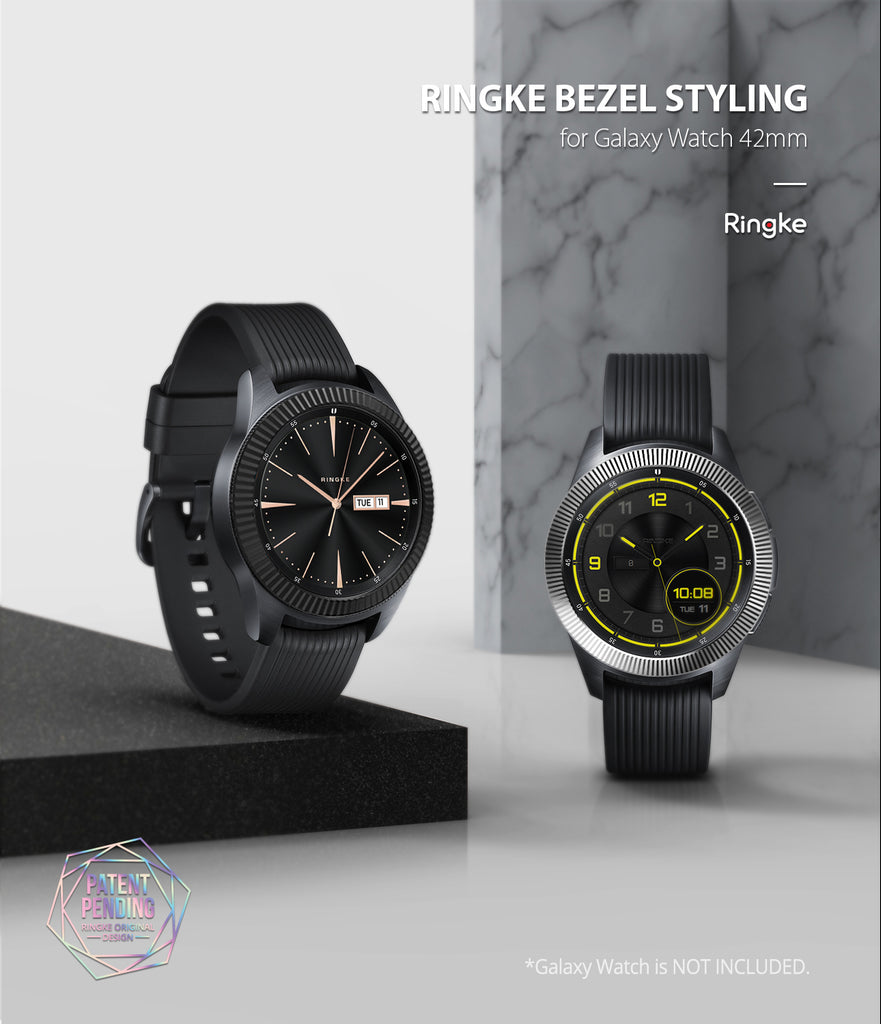 full frame scratch proof bezel cover for galaxy watch 42mm