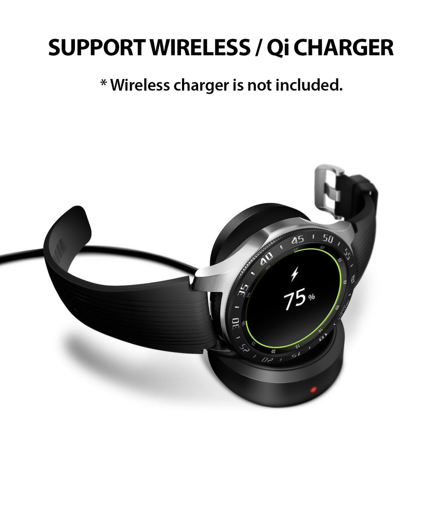ringke bezel styling supports wireless, qi charging with the case on