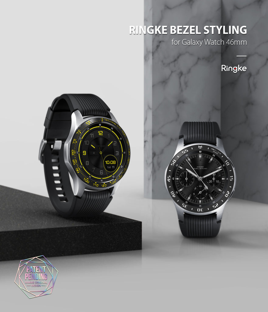 ringke bezel styling for samsung galaxy watch 46mm case cover