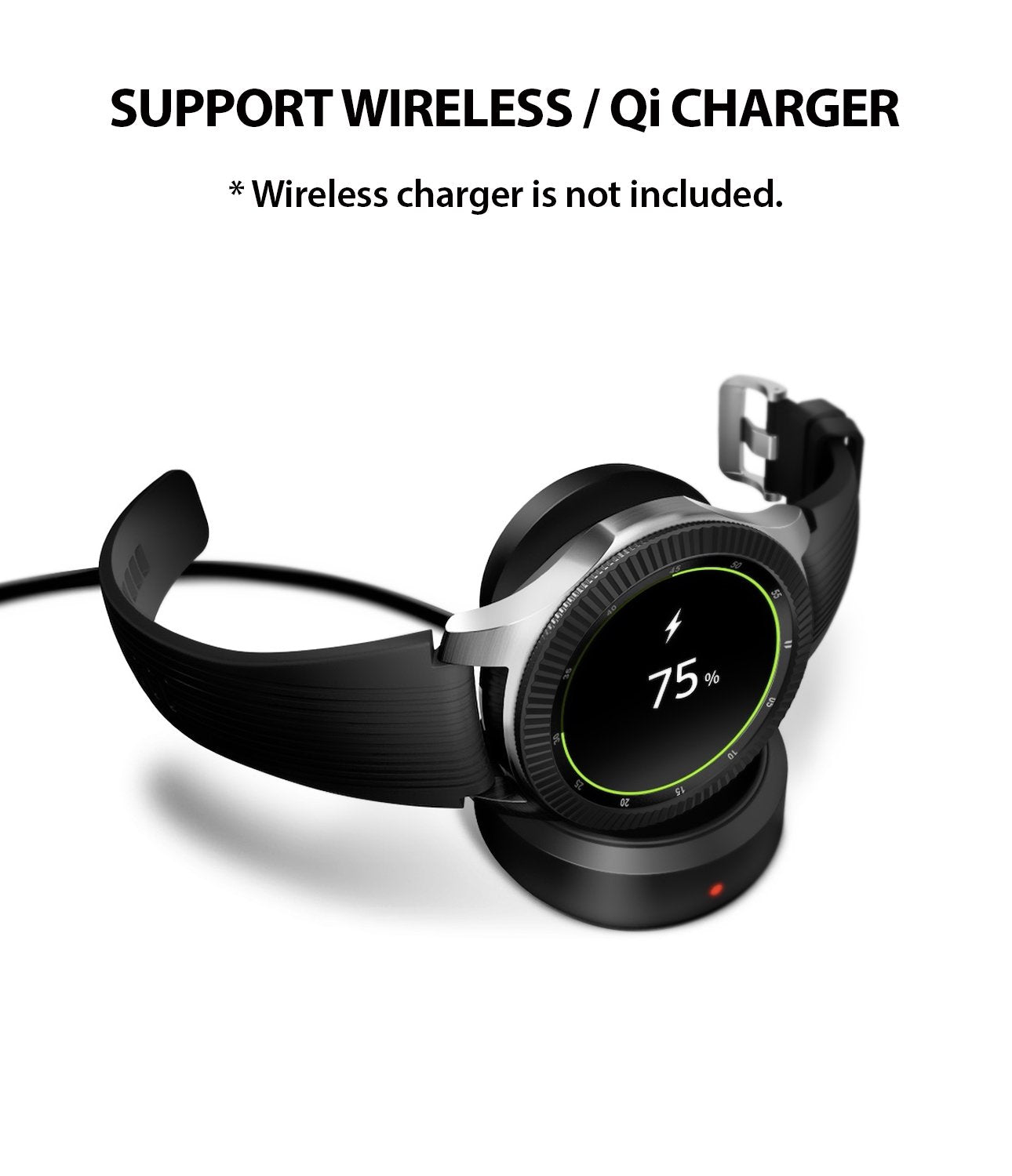 ringke bezel styling supports wirless and qi charging without removing the cover