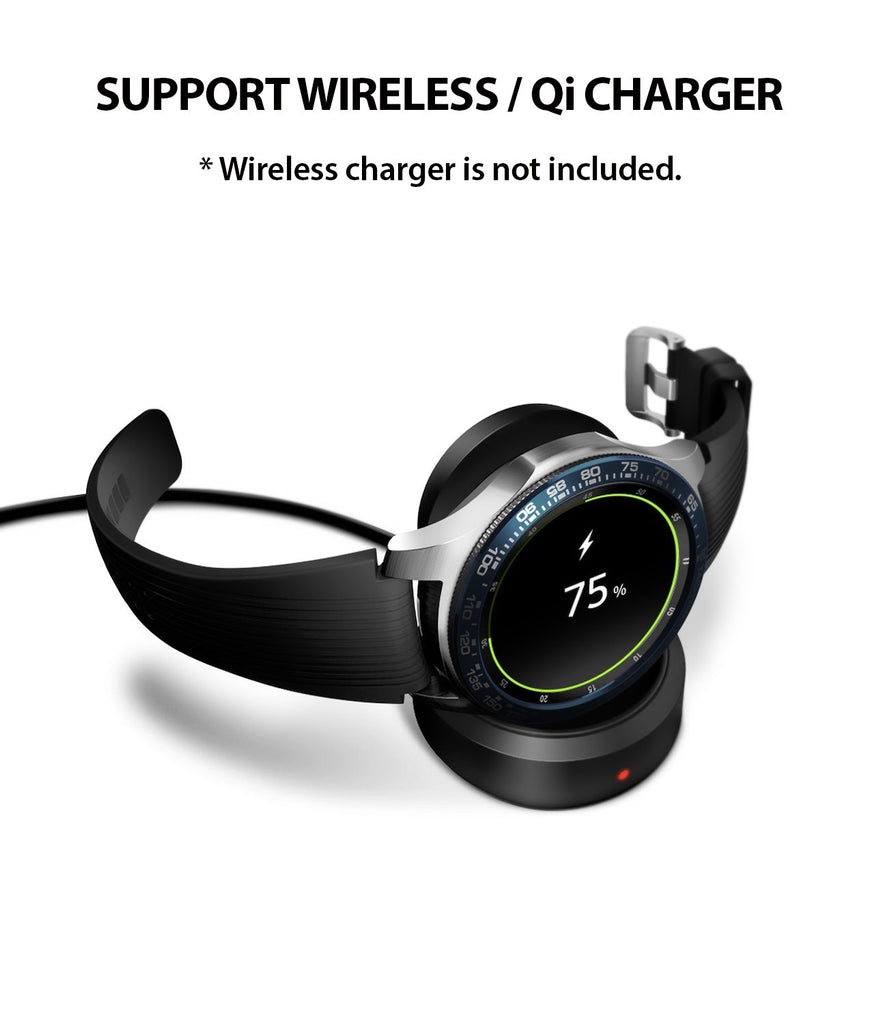 ringke bezel styling supports wireless, qi charging without removing the cover