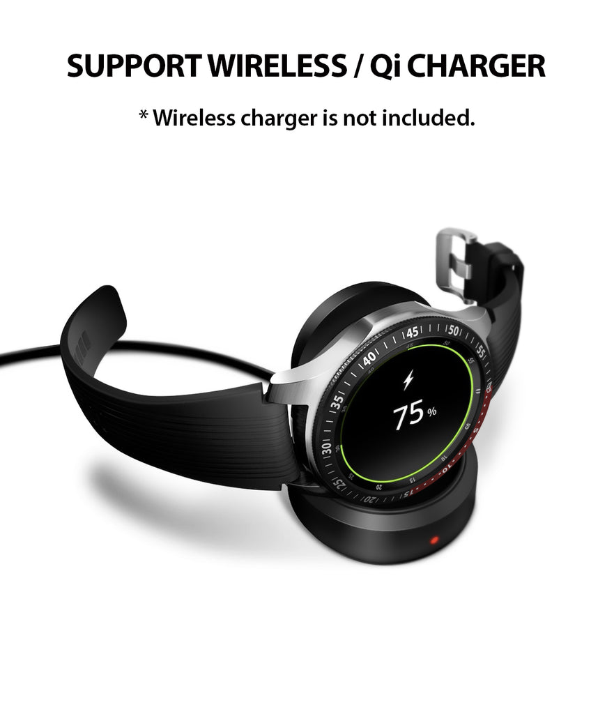 ringke bezel styling supports wireless and qi charging with the cover on