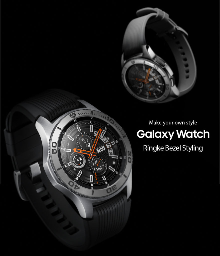 ringke bezel styling case cover designed for galaxy watch 46mm, gear s3 frontier and classic