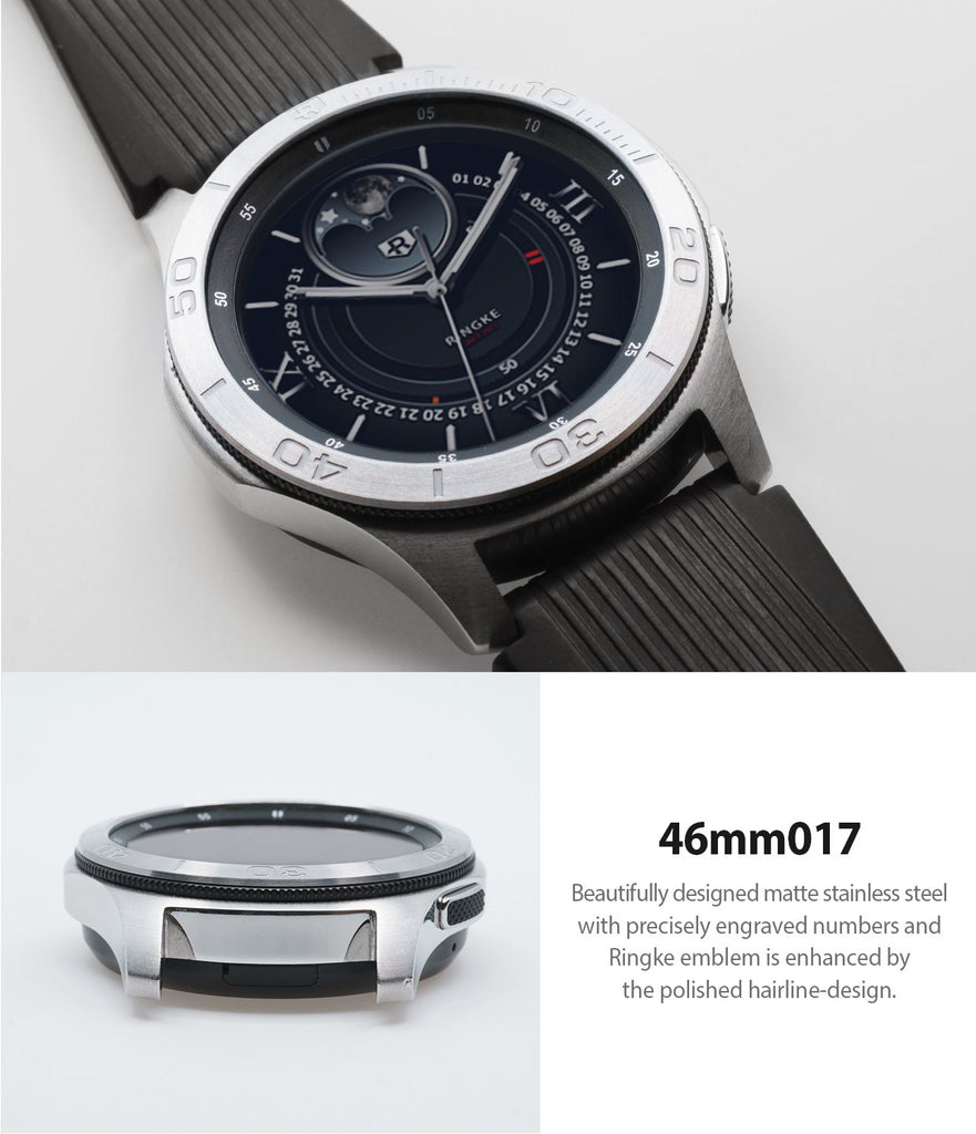 beautifully designed matte stainless steel with precisely engraved numbers and ringke emblem