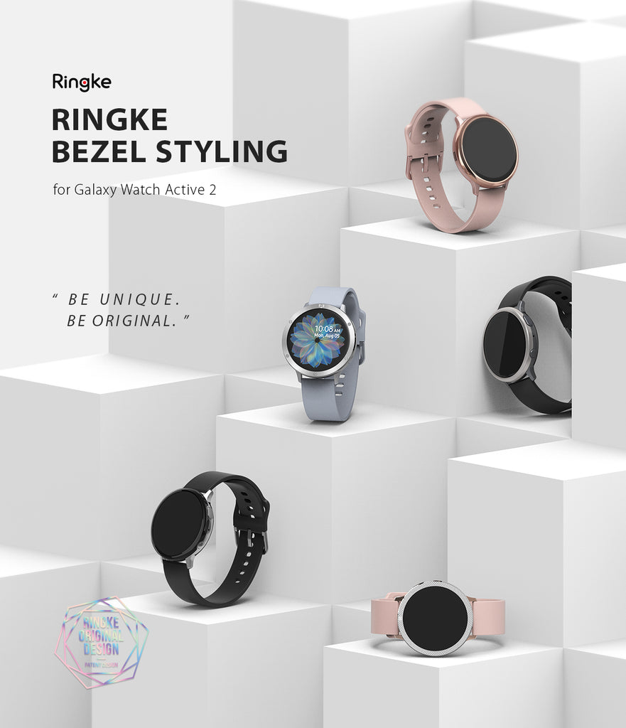ringke bezel styling for galaxy watch active 2 44mm stainless steel various colors and styles