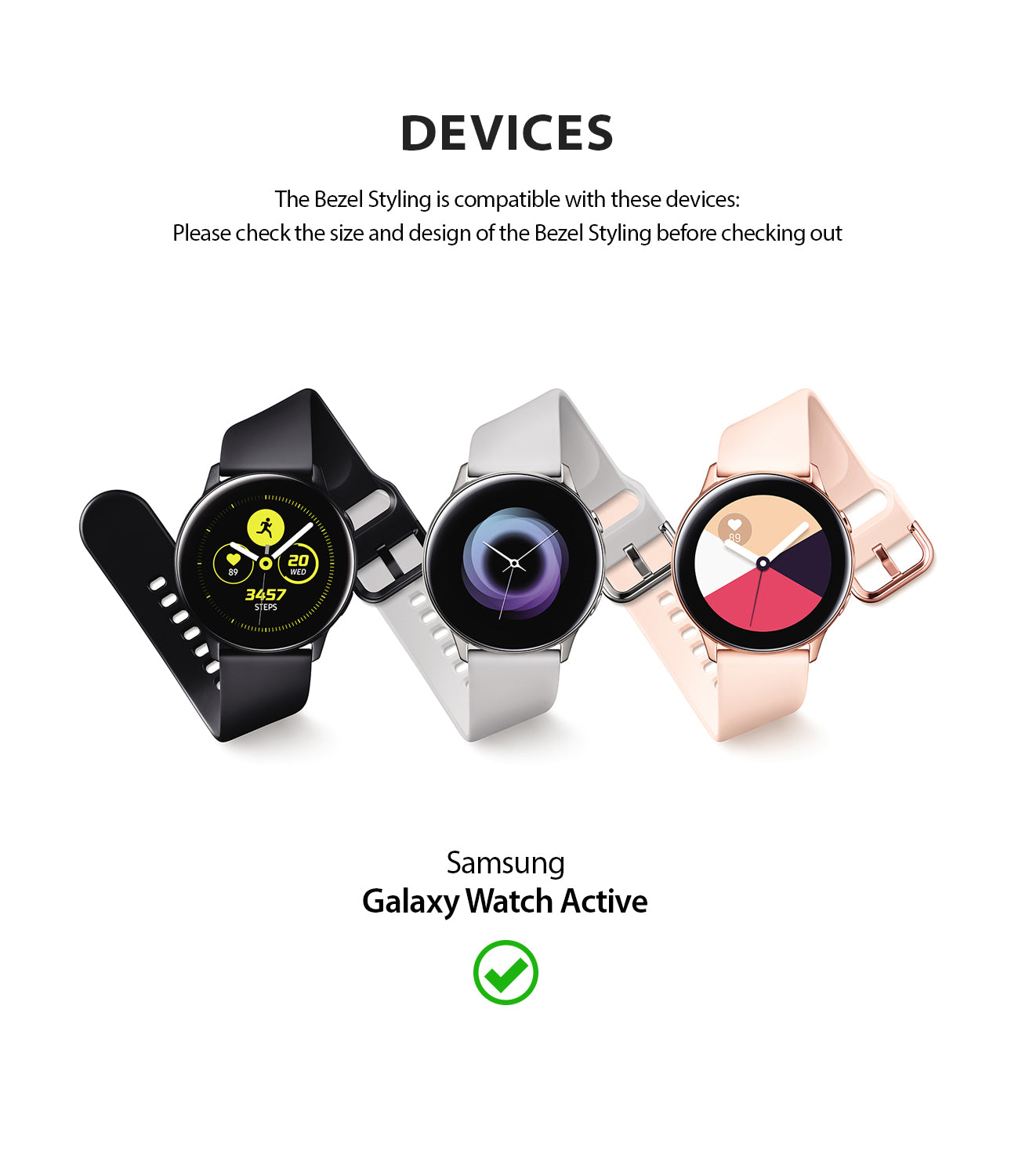 only compatible with samsung galaxy watch active