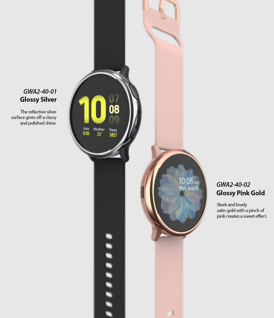 ringke bezel styling for galaxy watch active 2 40mm made with high quality stainless steel various colors and styles available