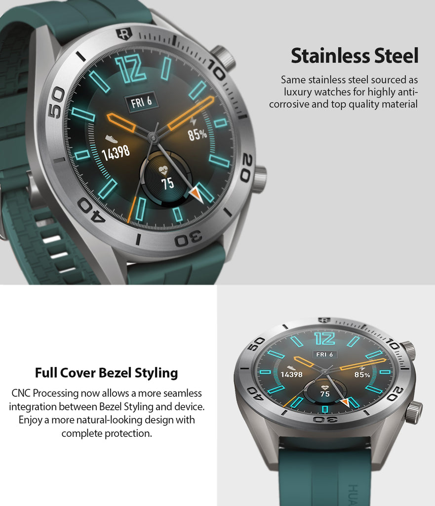 Ringke Bezel Styling for Huawei Watch GT 46mm 46-16 Silver, diverse design