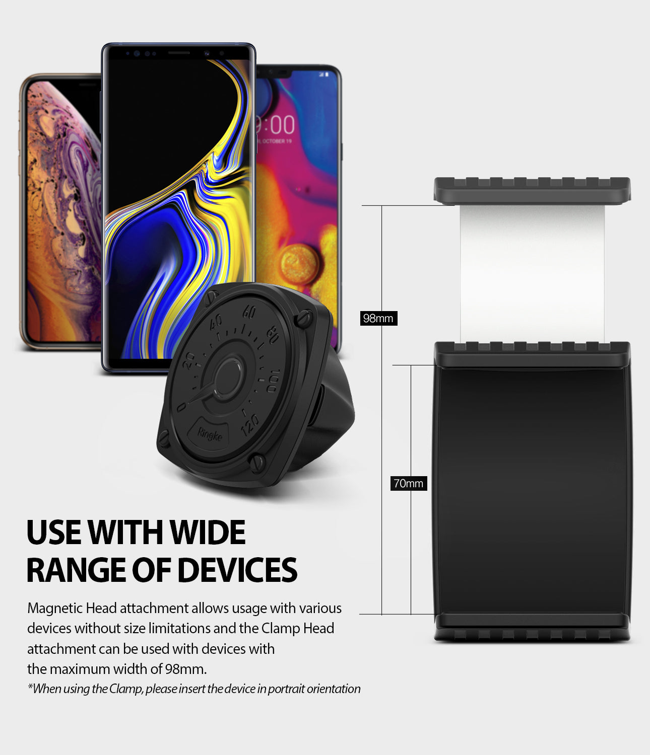 ringke dashboard car mount 2 in 1 compatible with most smartphones