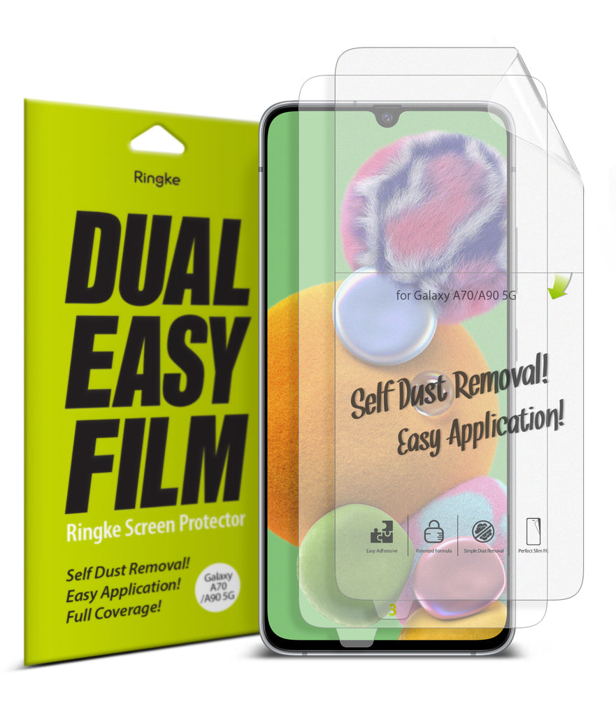 ringke dual easy film for galaxy a90 5g / a70