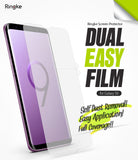 galaxy s9 dual easy full cover screen protector 2 pack