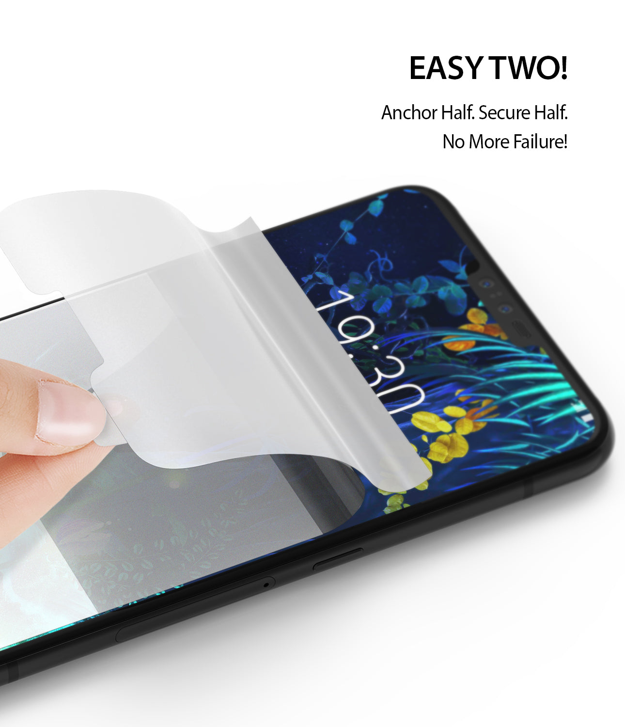 LG V50 [Dual Easy Full Cover] Screen Protector [2 Pack]