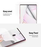 Galaxy Note 10 [Dual Easy Film Matte] Screen Protector [2 Pack]